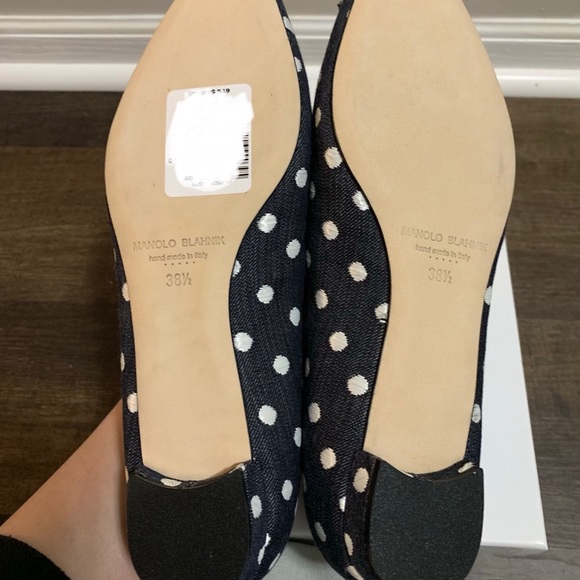 ⛔️SOLD⛔️New Manolo blahnik Hangisi flat size 8.5 - Picture 4 of 5
